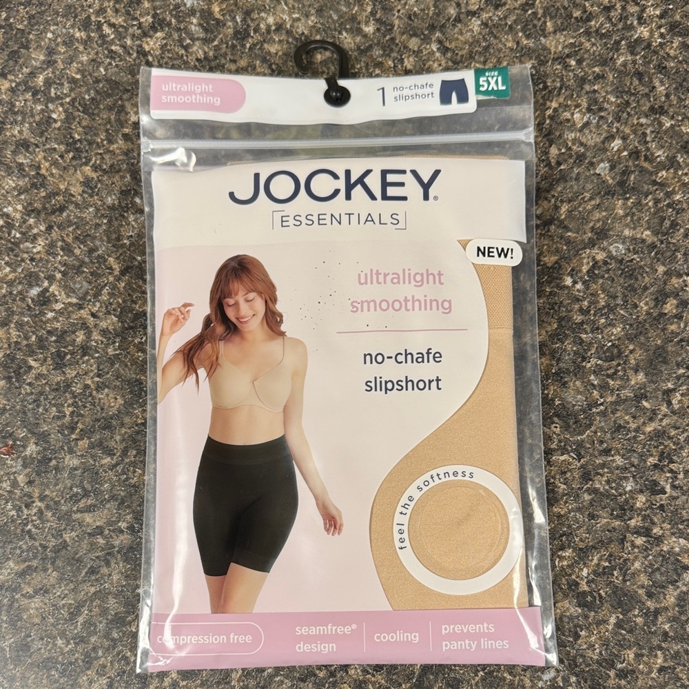 Jockey Ultralight Smoothing No-Chafe Slipshort - Beige 5X (26W)